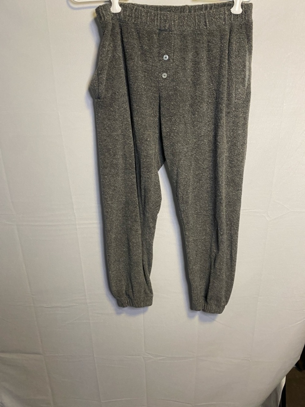 DONNI. Heather Gray Jogger Leggings